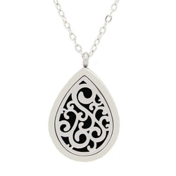 Teardrop Design Aromatherapy Diffuser Necklace - Free Chain