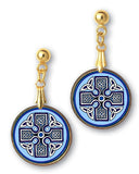 Celtic Unity Cross Pendant and Earrings - handcrafted by Hermit Studios