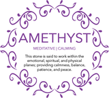 Amethyst Meditative and Calming Lava Aromatherapy Diffuser Bracelet