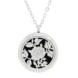 NEW Autumn Leaves Design Aromatherapy Diffuser Necklace - Free Chain