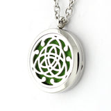 Celtic Design Aromatherapy Diffuser Necklace - Free Chain