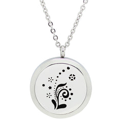 NEW Floral Design Aromatherapy Diffuser Necklace - Free Chain