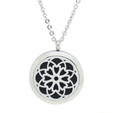 Cosmic Flower Design Aromatherapy Diffuser Necklace - Free Chain