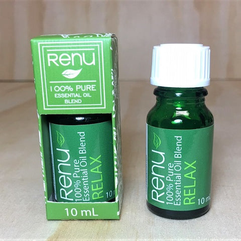 Relax Essential Oil Blend 10ml - Renu Aromatherapy