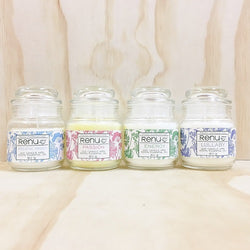 Mini Candle Jars Breathe Freely, Energy, Lullaby and Passion 80g - Renu Aromatherapy