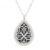 Teardrop Design Aromatherapy Diffuser Necklace - Free Chain