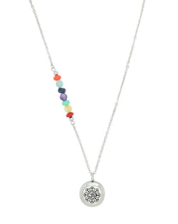 Chakra and Meditate Aromatherapy Diffuser Gemstone Necklace by Aroma Couture
