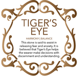 Kids Tiger's Eye Harmony and Balance Lava Diffuser Bracelet